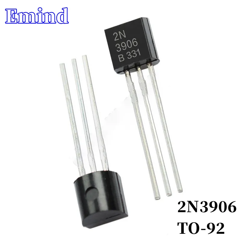 300/500/1000/2000/3000Pcs 2N3906 DIP Transistor TO-92 PNP Type 40V/200mA Bipolar Amplifier Transistor