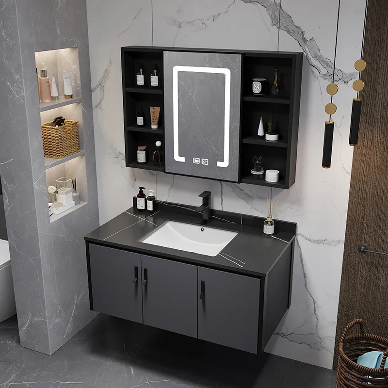 Skincare Luxury Bathroom Cabinet Decorations Plant China Bathroom Shelves Display Sink Cupboard Paper Gabinete Home Furniture