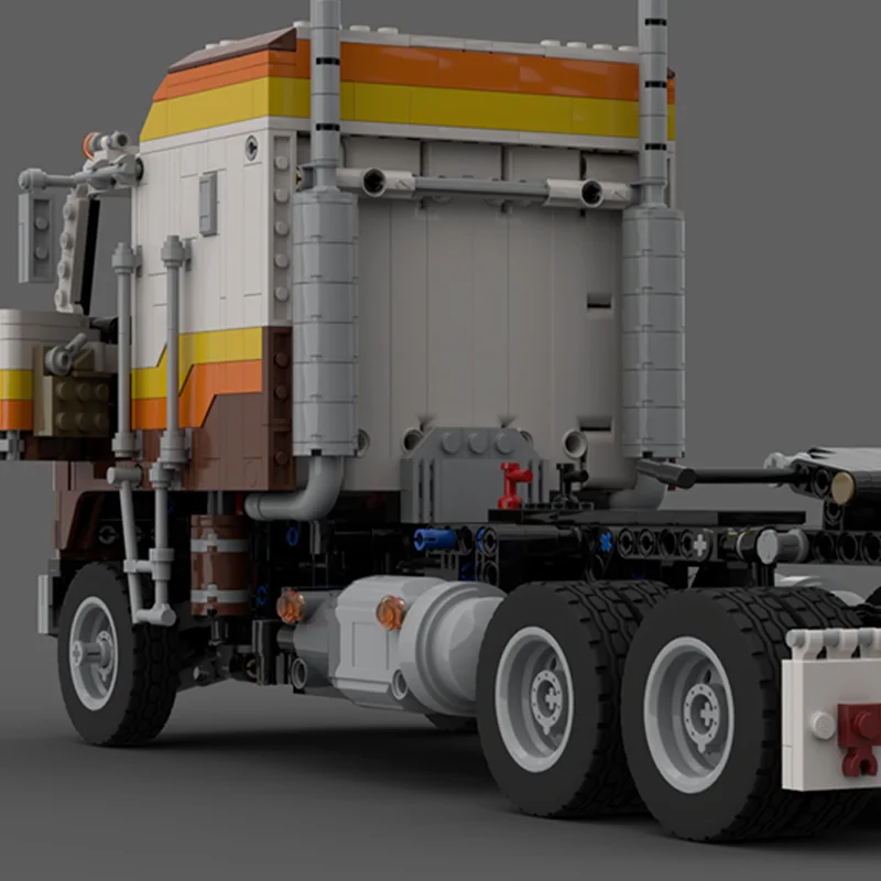 1658 elementów MOC Kenworth Aerodyne Techniczny Model Klocki Konstrukcyjne Składanie DIY Prezenty Świąteczne Kreatywne Klocki Zabawki dla Dzieci Urodziny