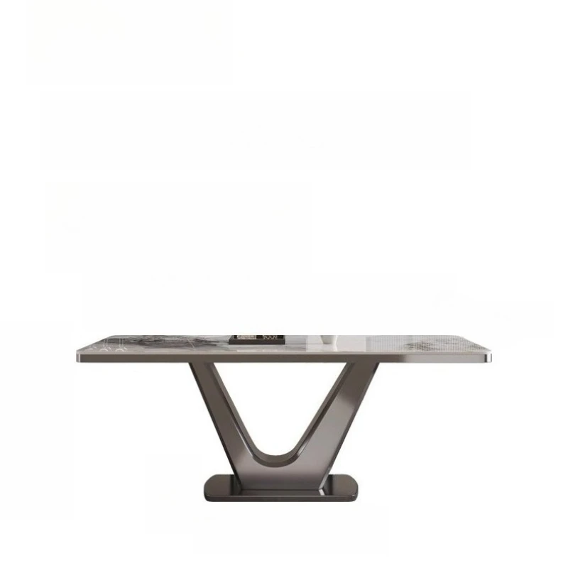 تصميم الديكور طاولات الطعام الفاخرة مطعم المطبخ الحديث طاولات الطعام مركز الرخام الأبيض Mesas De Comedor الأثاث