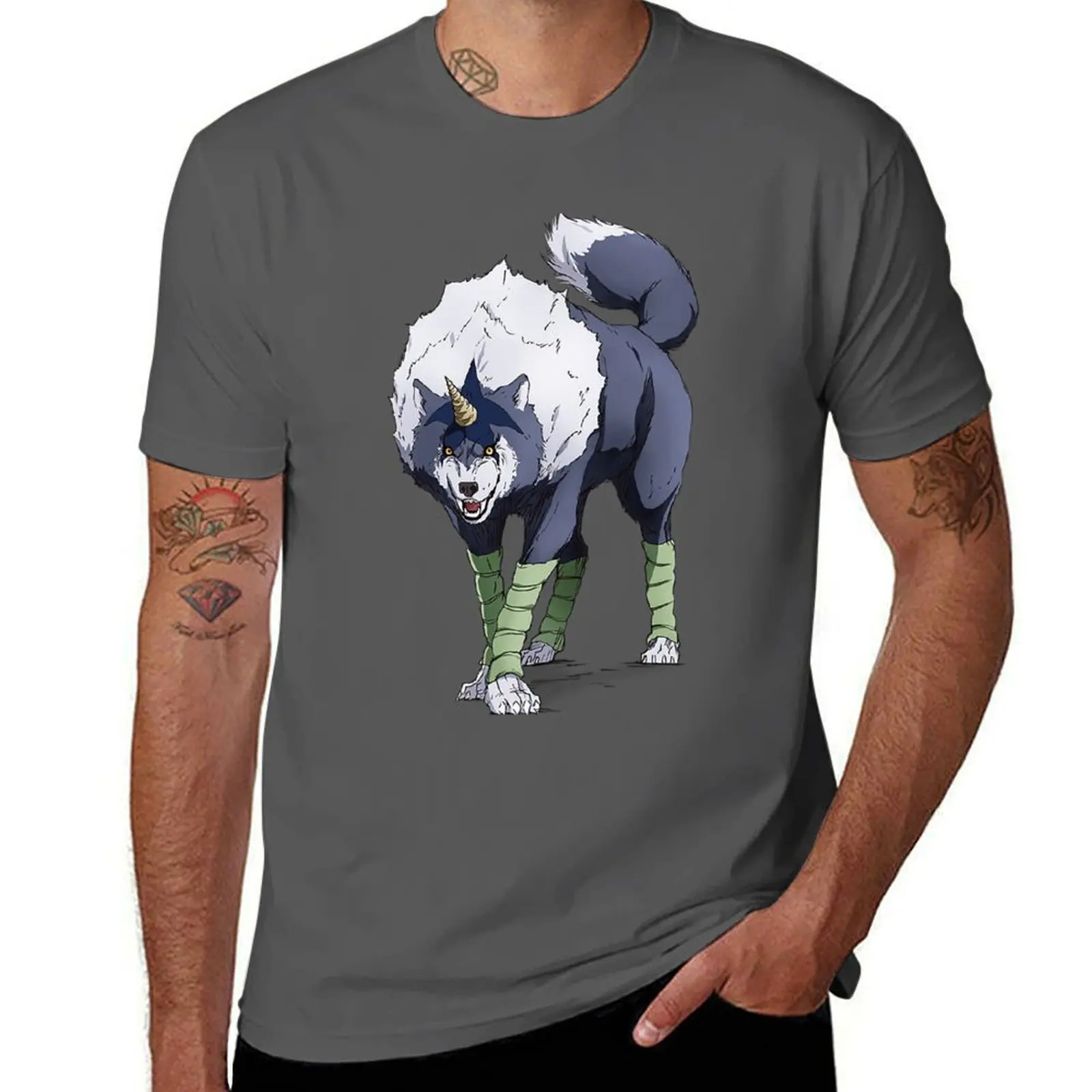 Ranga - The Tempest Wolf T-Shirt Lightweight Sport Basic T-Shirt