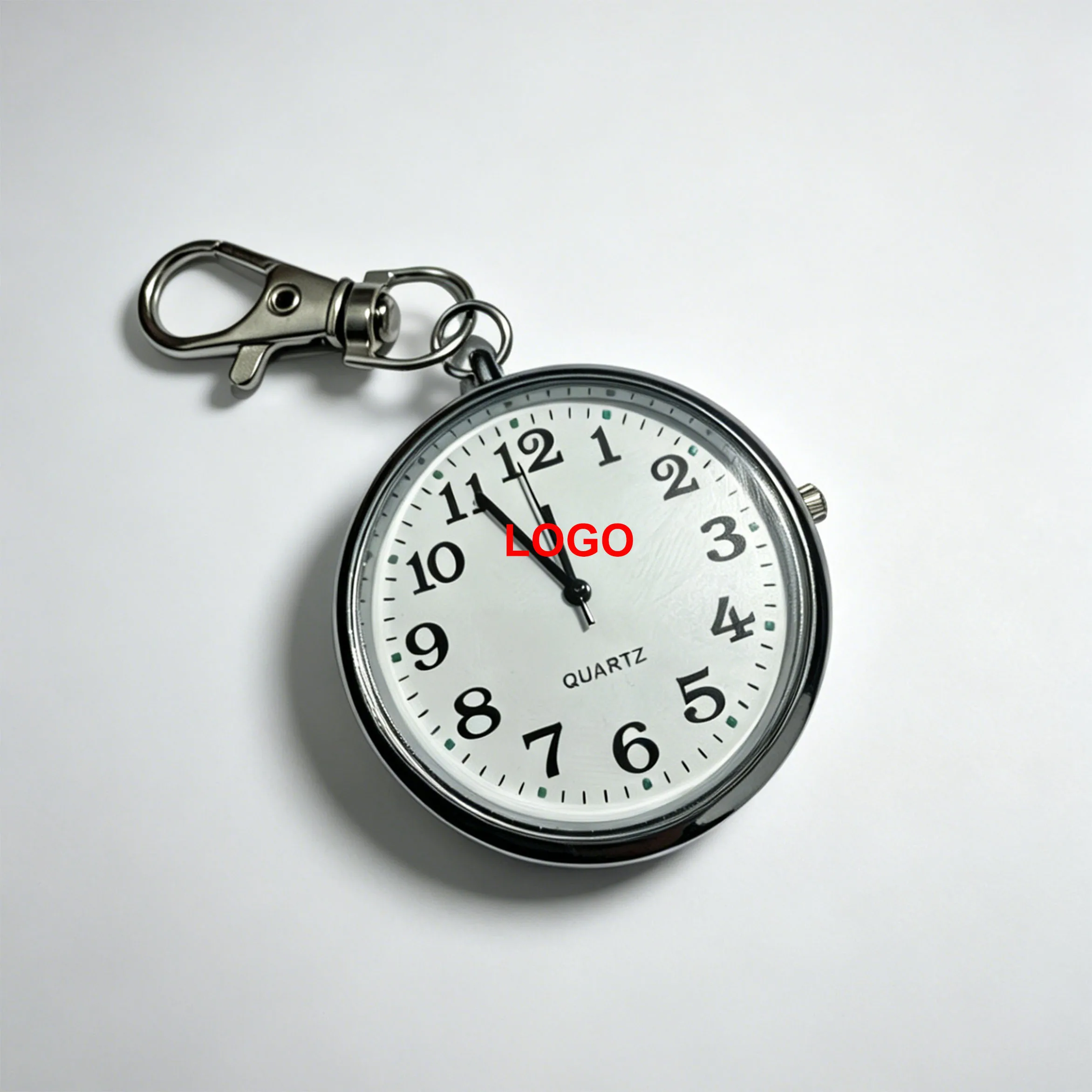 Custom Photo Pocket Watch Quartz Simple Students Bag Decoration Wristwatch