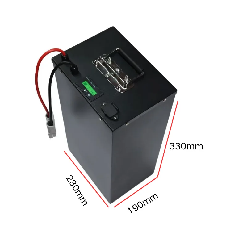 72V 60Ah 60A Li-Ion Polymer Battery Replacement for 3000W-7000W Electric Vehicles Golf Cart Car Boat High Capacity Power Source