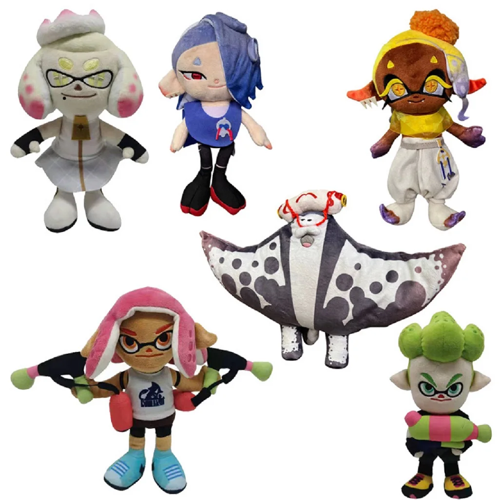 

New 23CM/28CM switch Splstoon 2 Plush Toys Cartoon Cute Soft Stuffed Anime Pillow Dolls For Kid Birthday Gift