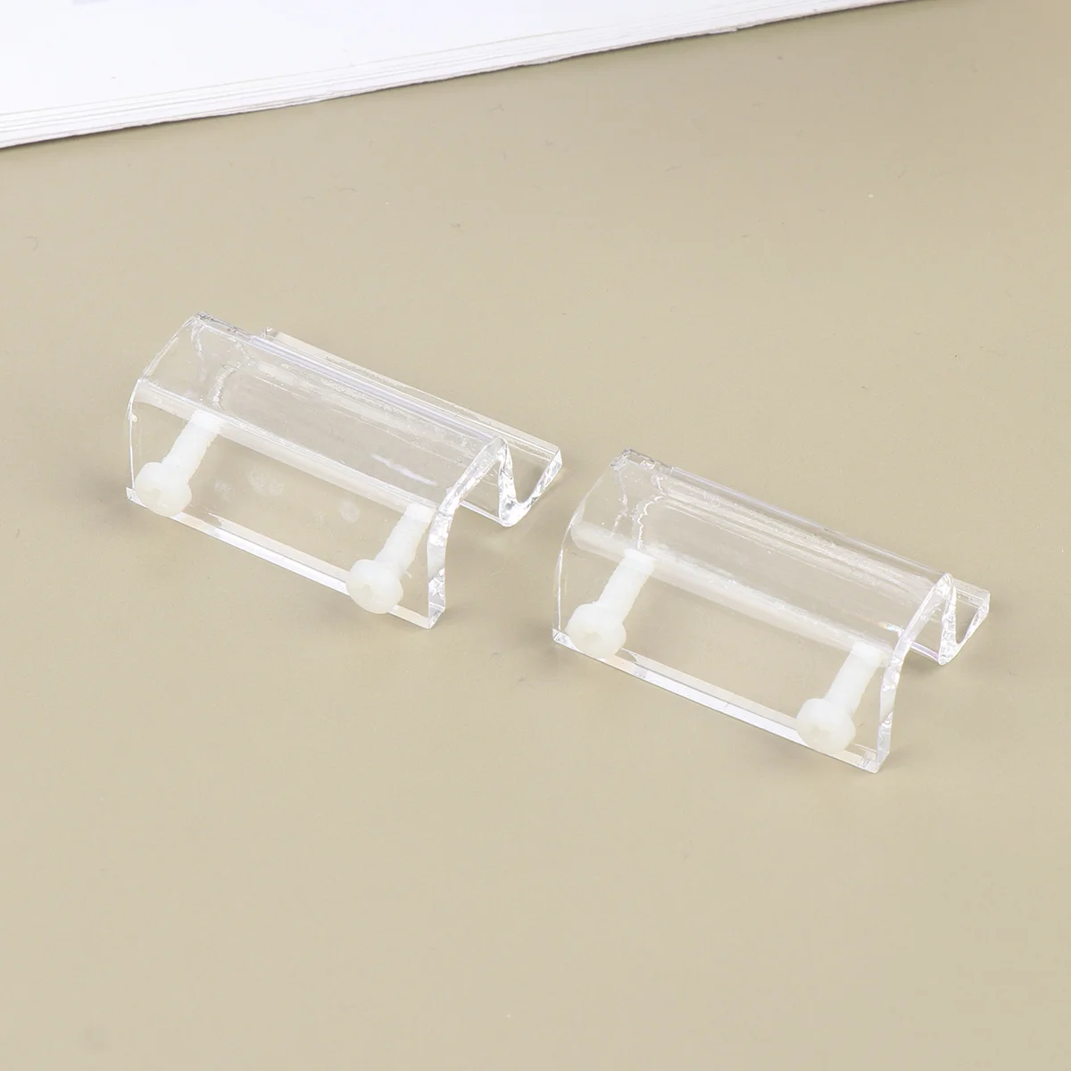 

4Pcs Fish Tank Bracket Acrylic Cover Support Holder for Aquarium Reptile Tank Cover Fixing Tool White Aquarium Bracket