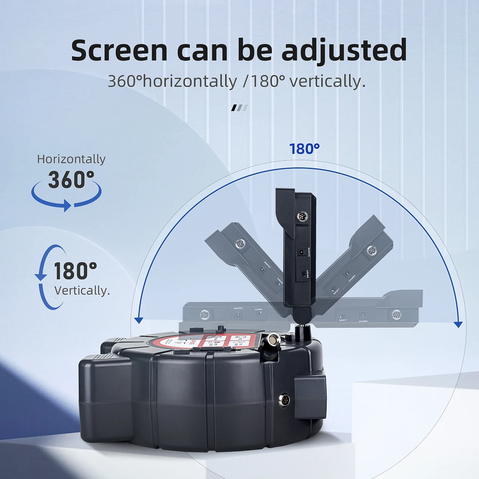 كاميرا فحص الأنابيب 9 بوصة HD1080P شاشة تعمل باللمس 512 هرتز موقع Sonde + التسوية الذاتية استنزاف المجاري المنظار 8 جيجابايت DVR تسجيل الفيديو