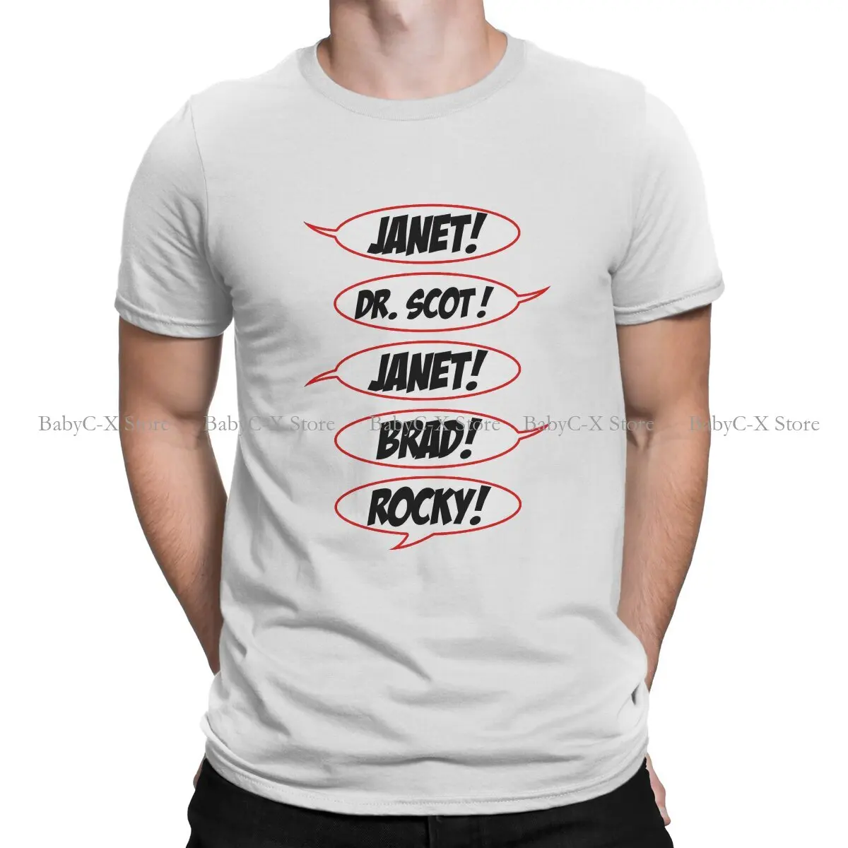 Janet Dr Cool Unique Polyester TShirt The Rocky Horror Picture Show Comfortable Creative Graphic  T Shirt Stuff