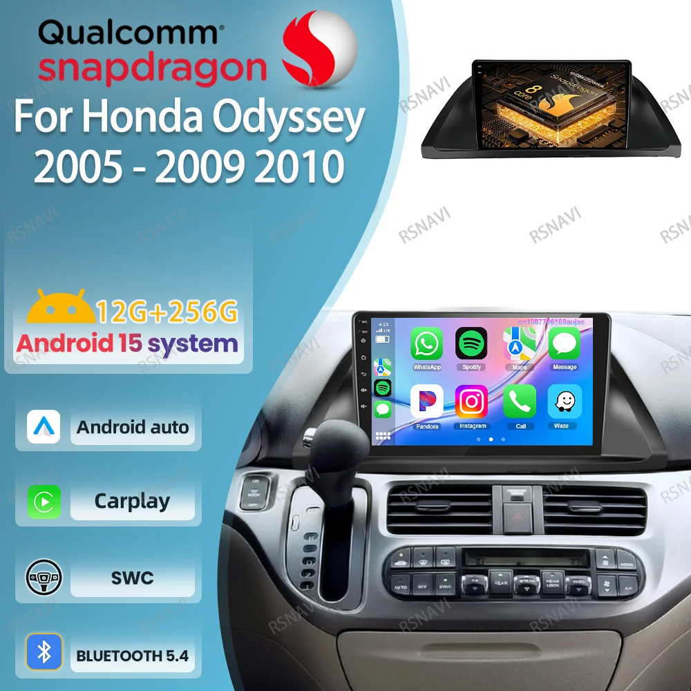 

Автомобильное радио Android 15 для Honda Odyssey 2005-2008 2009 2010 Mp3-плеер Tesla Model 3, аксессуары Mercedes W211 Alfa Romeo Mito