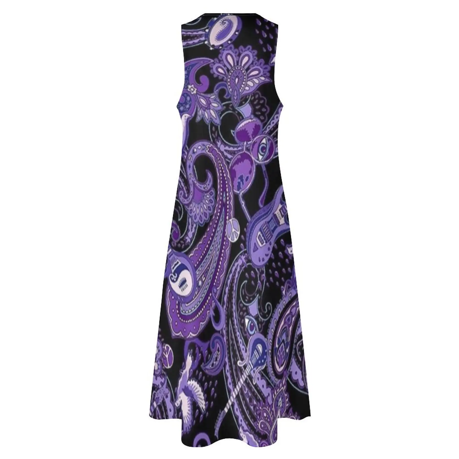 Robe longue Paisley JEArt pour invités de mariage, violet et noir, robes de mariée pour les fêtes, 2025