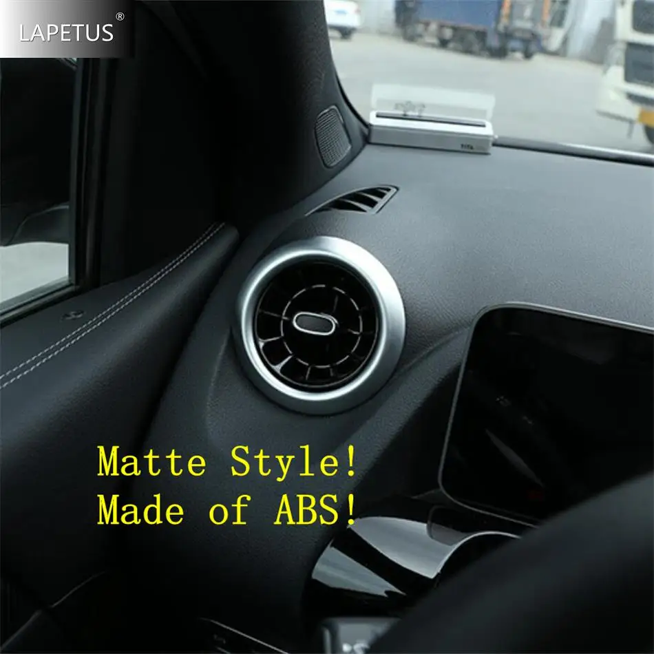 

Car Accessories Dashboard Air Condition AC Outlet Vent Cover Trim For Mercedes-Benz B Class W247 2019 - 2022 Carbon Fiber Look