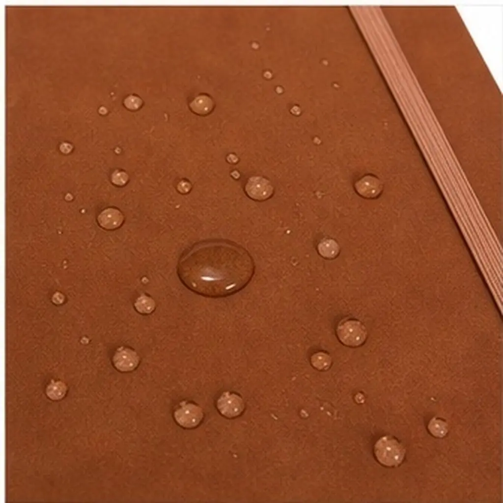 1Pcs A5 PU Notebook Premium Thick Dowling Paper 130 Pages Tie Rope Closure Recipe Diary Journal Writing Book for Home