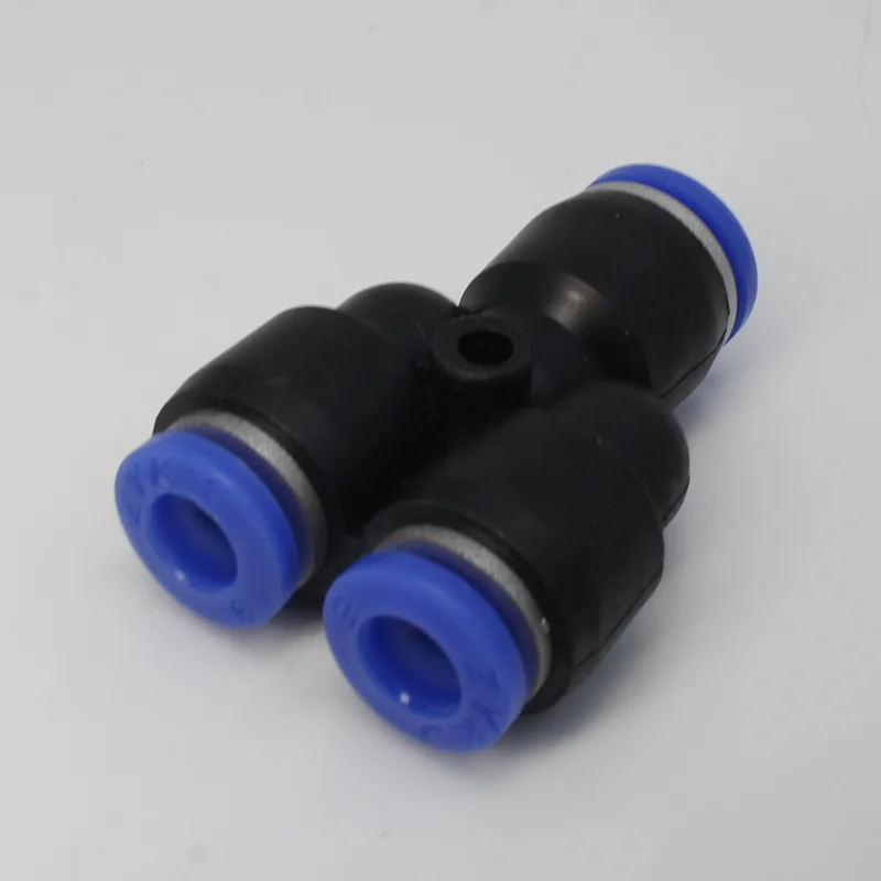 

HDZT 10/100 PCS Plastic Push-In Tee Reducing Pneumatic Fitting PW8-4 to 16-12 Quick Connect Air Water Hose Tube Connector