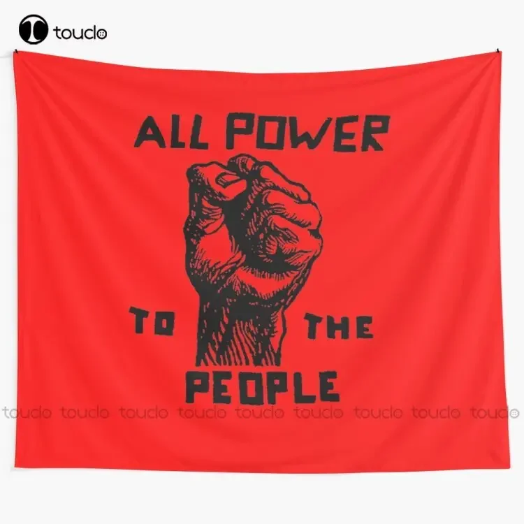 All Power To The People Tapestry Tapestry Wall Decor Tapestry Wall Hanging For Living Room Bedroom Dorm Room Home Decor
