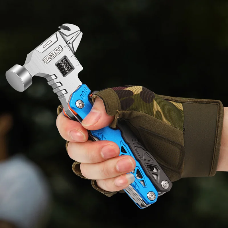 التخييم في الهواء الطلق متعددة الوظائف وجع المطرقة كماشة للطي المطرقة كماشة مركبة الطوارئ مزيج الكل في واحد أداة المطرقة #3