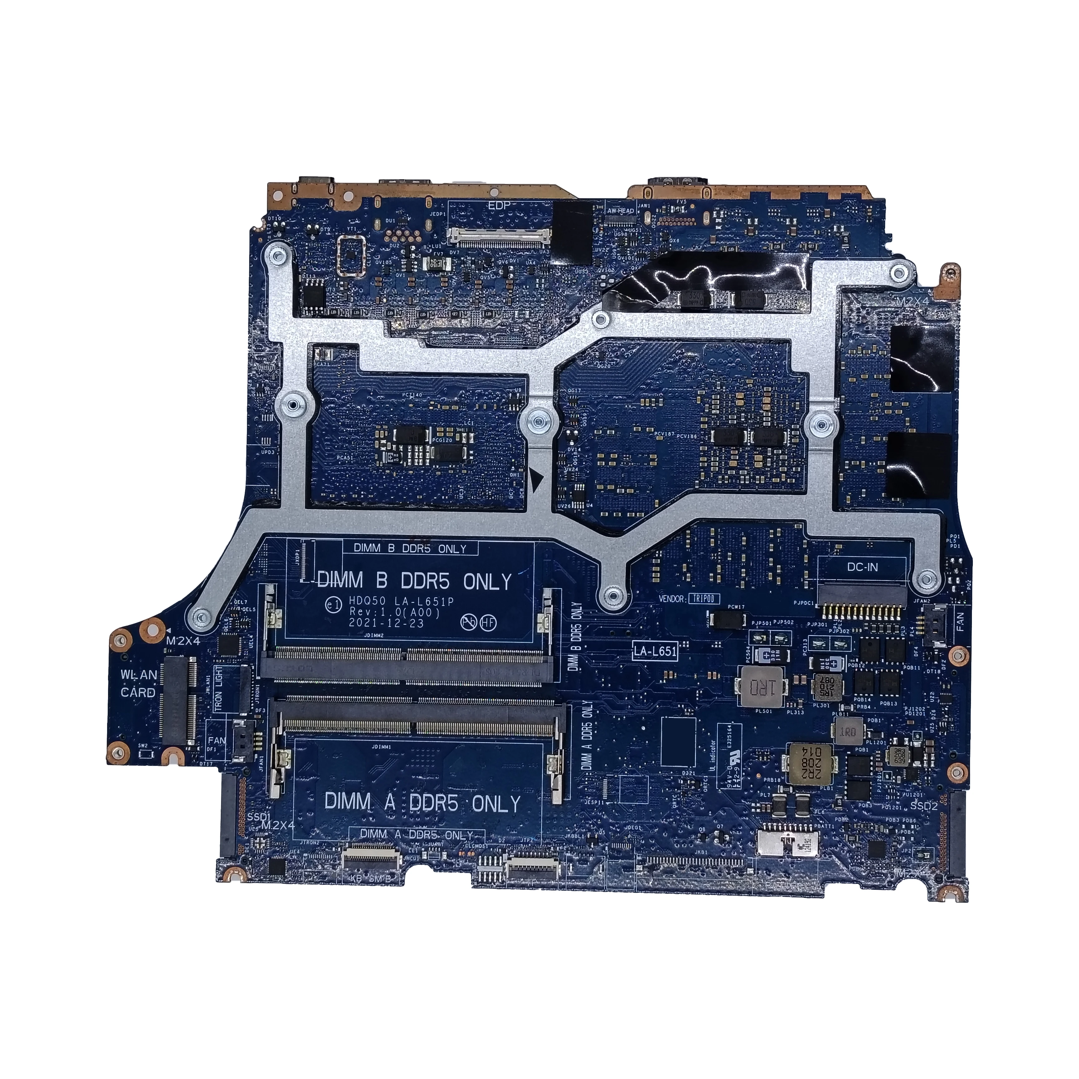 

For Dell Alienware M15 R7 Laptop Motherboard i7-12700H CPU 6/816GB RTX3060 RTX3070Ti RTX3080Ti GPU Mainboard HDQ75 LA-L651P