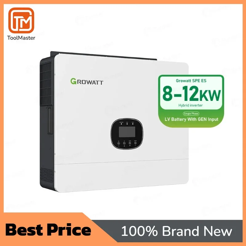 

【Hot Sale】Growatt SPE 8-12KW On Off Grid Hybrid Inverter Spe 12000es 48VDC Single Phase Dual MPPT Solar Inverters For Home Solar