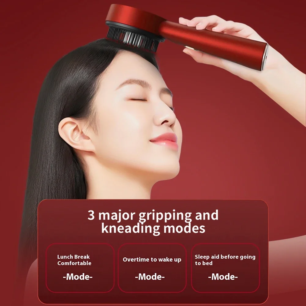 Scalp Massage Comb 630nm Infrared Light Head Massager for Hair Growth Electric Scalp Oil Applicator Anti-Hair Loss 30ml Oli
