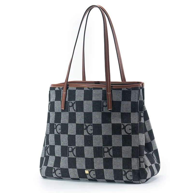 

2025SS Fashion Printed Women's Tote Bag Autumn and Winter Commuting Multi Functional Large Capacity Luxury Brand Handbag