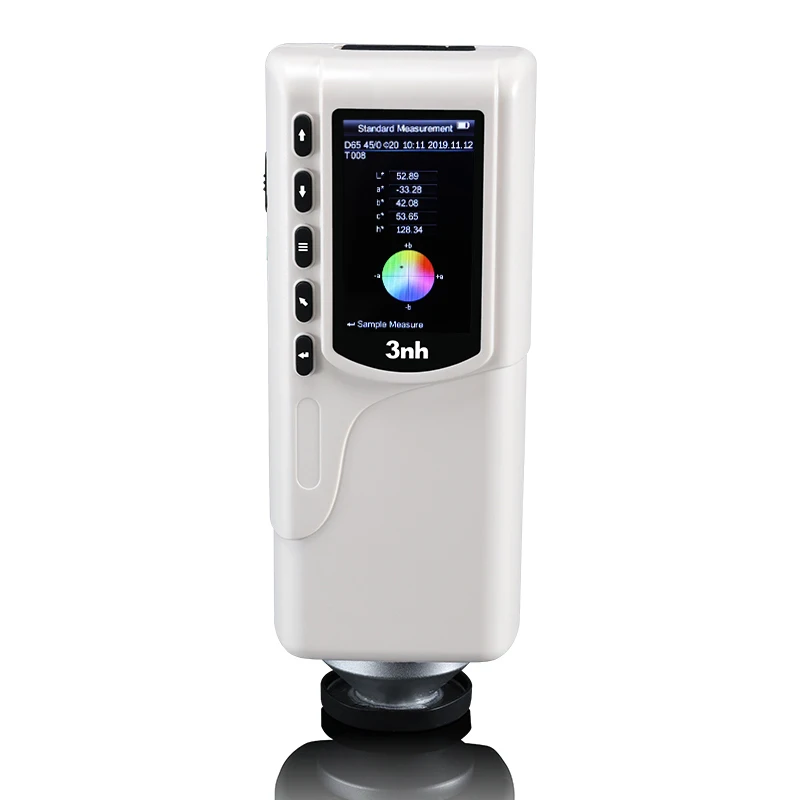 3nh DOHO Portable Color Difference Tester Colorimeter Color Analyzer Digital Precise LAB Color Meter Measurement Caliber 8mm