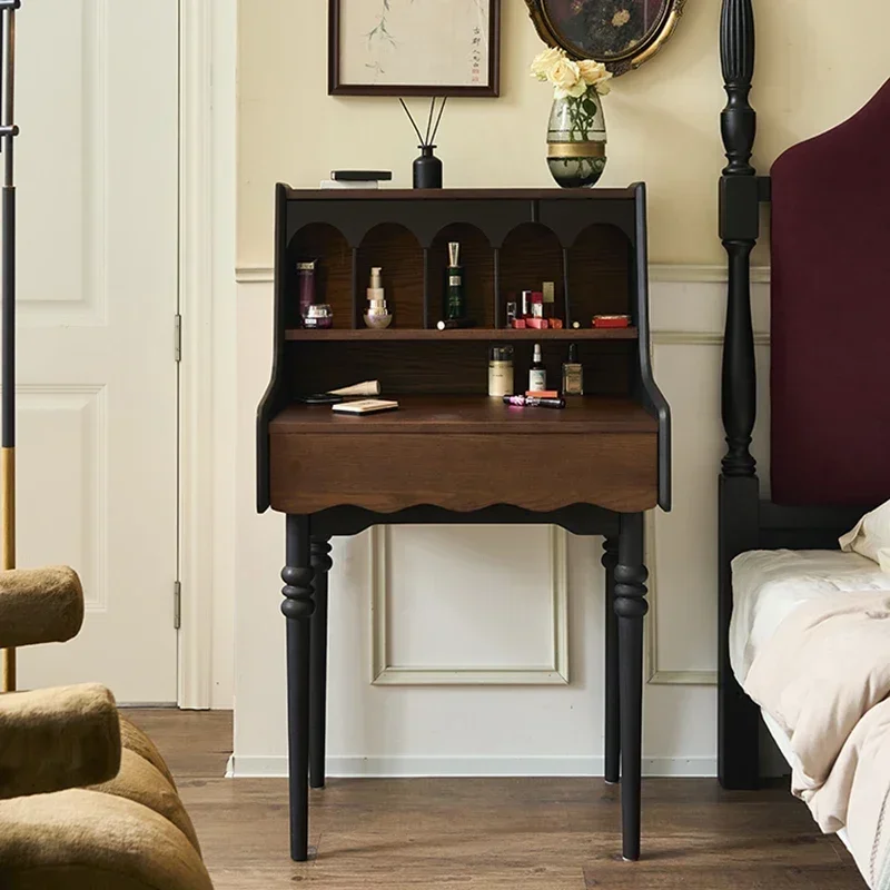 เฟอร์นิเจอร์โรงแรมแต่งหน้าโต๊ะเครื่องแป้งห้องนอนชุดโต๊ะ Modern Dressing ห้องหรูหราห้อง Tocador เก้าอี้ Salon Home