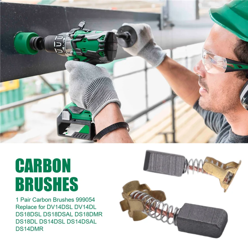 

AA81-Carbon Brushes 999054 Replace For HITACHI DV14DSL DV14DL DS18DSL DS18DSAL DS18DMR DS18DL DS14DSL DS14DSAL DS14DMR