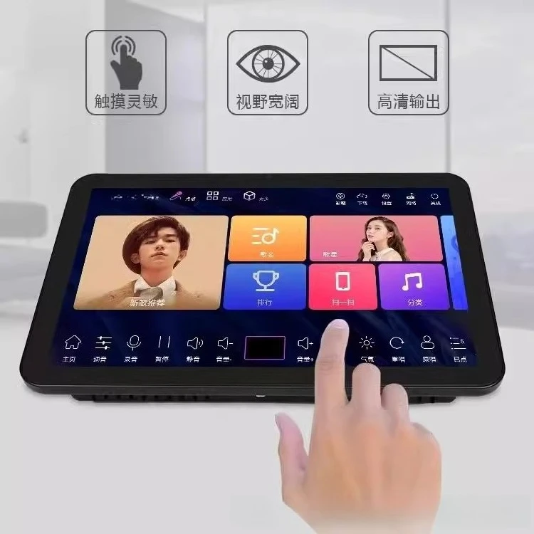 

New jukebox family KTV touch screen Karaoke reverb all-in-one