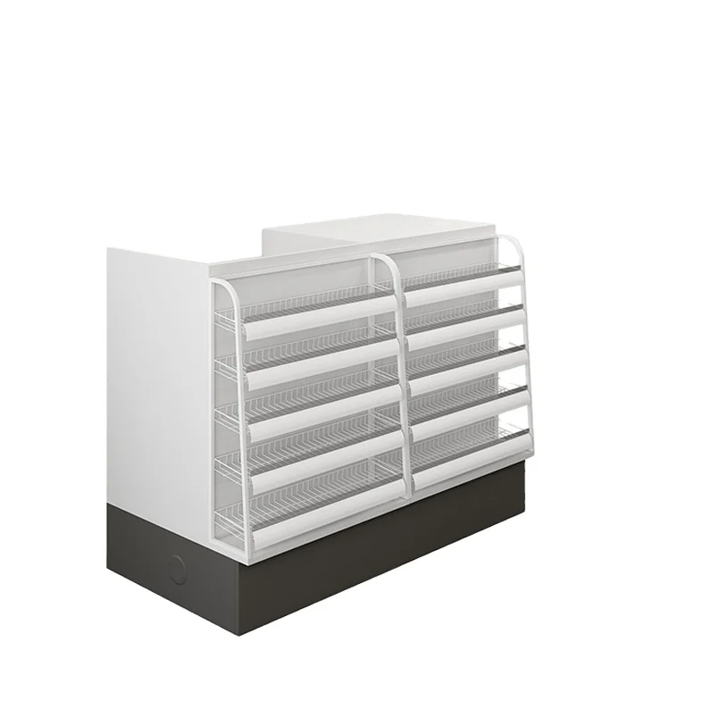 Convenience store supermarket metal checkout page Practical express supermarket checkout page