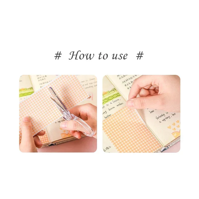 1pack Long Strips Stickers Label Stationery Decor Hand Account Adhensive Stickers Album Diary Stick