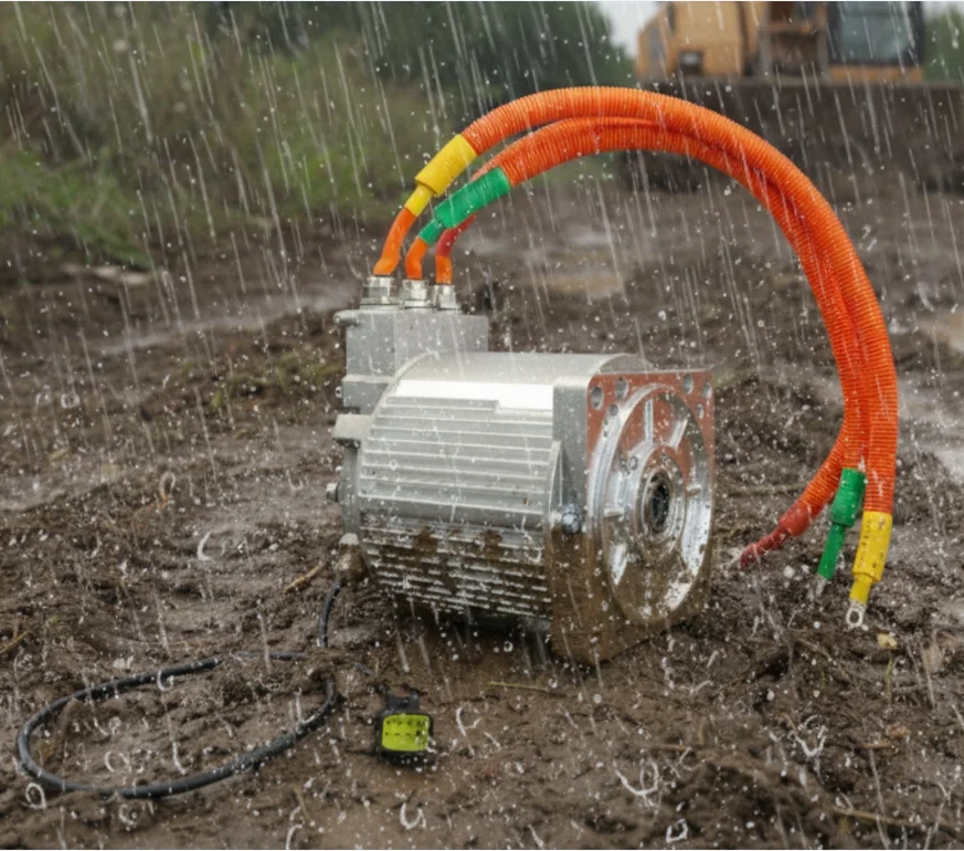 5KW 3500RPM 72V IP67 3 Phase S9 97% Efficiency Hairpin Winding DC Permanent Magnet Synchronous Motor Electric Bicycle Boat Fan