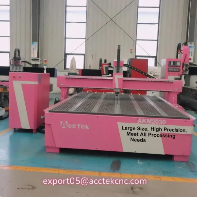 2000×3000mm oversized worktable for continuous cutting and engraving of furniture boards, aluminum, acrylic, and PCBs.