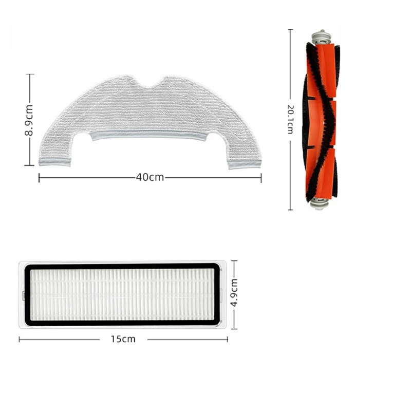 เครื่องดูดฝุ่นแปรงหลักสำหรับอะไหล่ Xiaomi dreame L10plus/Z10pro/D10PLUS