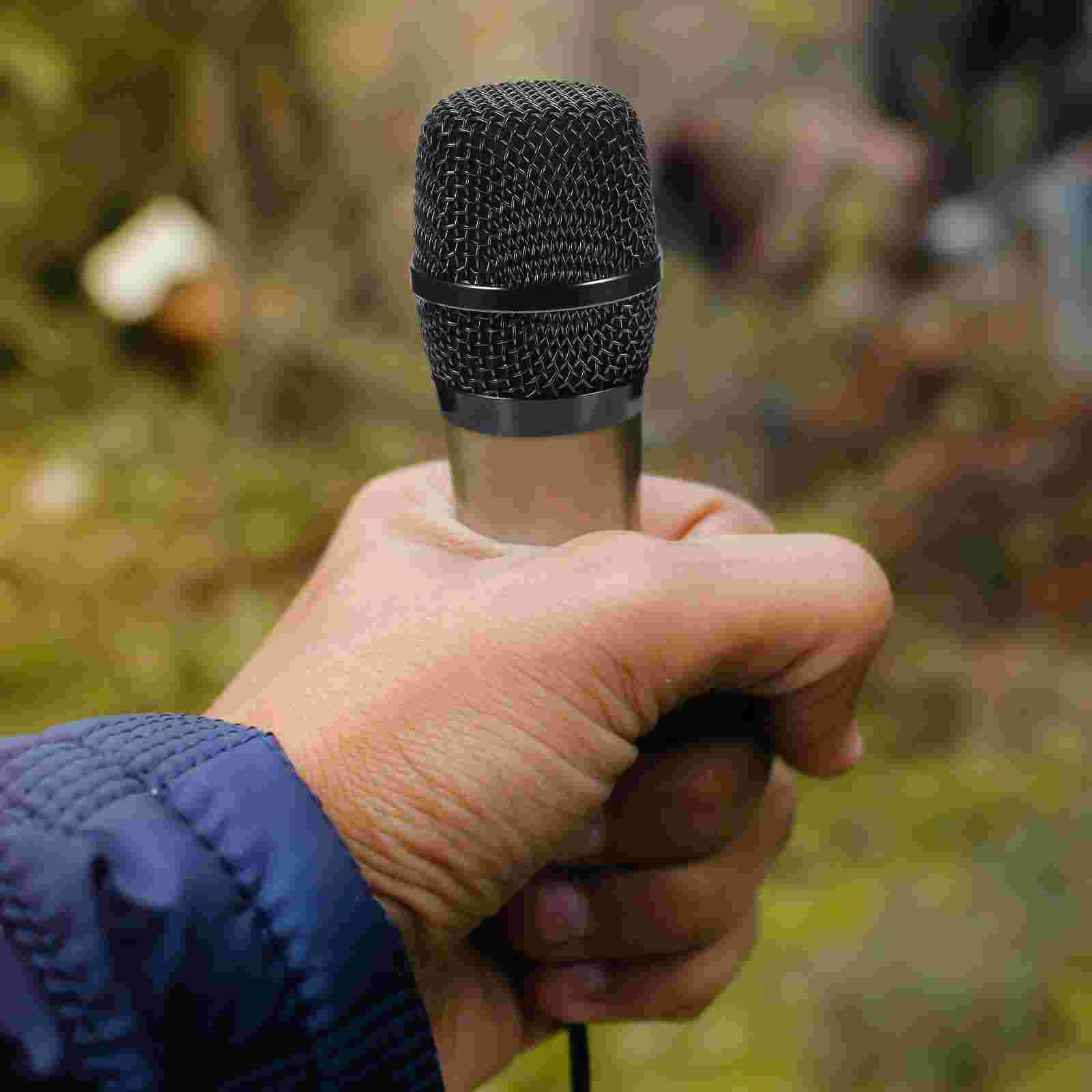 

Microphone Grille Headphones with USB Microphones Wireless Accessory Mesh Metal Replacement