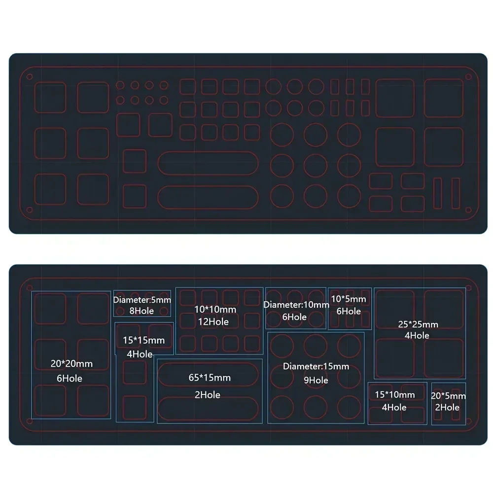 Imagem -04 - Portátil Cruz Chave de Fenda Armazenamento Rack Organizadores Chave de Fenda Hex Organizadores Titular rc Ferramentas Kit Novo