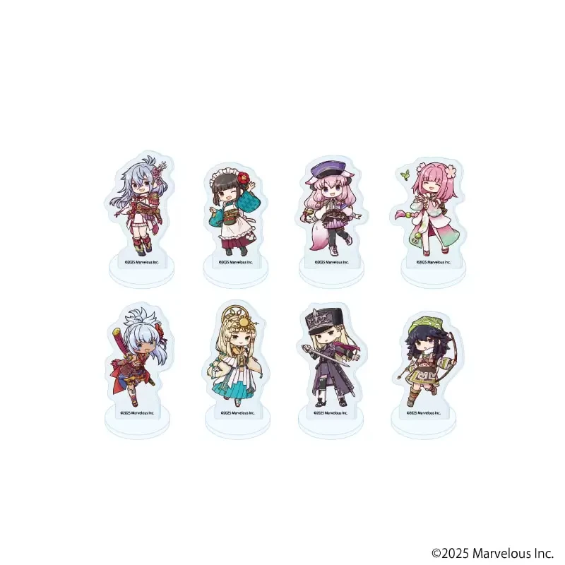 Rune Factory Guardians of Azuma Peripheral Gifts Subaru Kaguya Mini Acrylic Figure Stand Plate Cosplay Prop Decor Collection