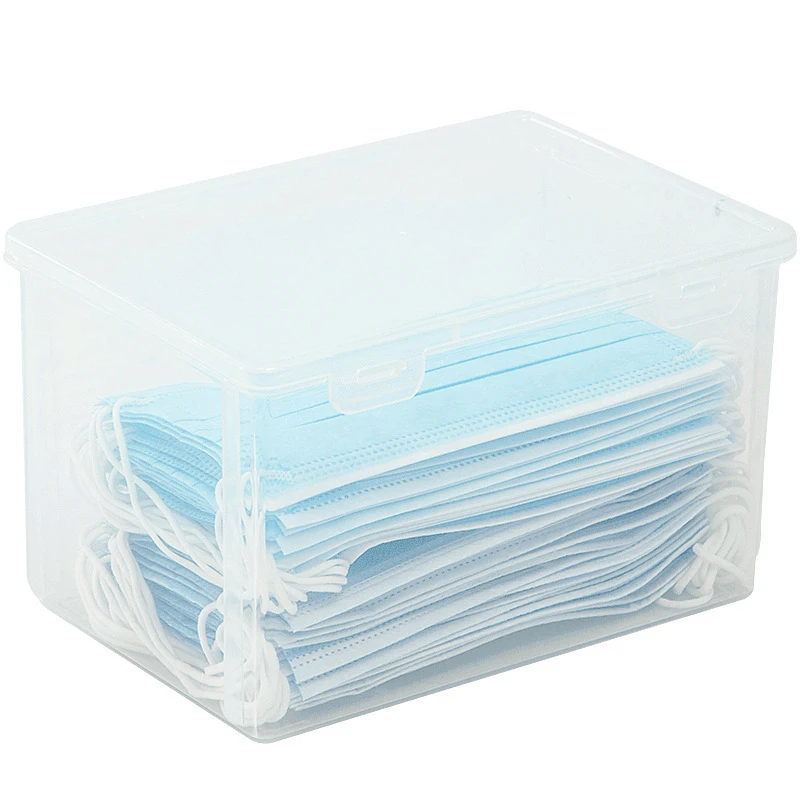 1pc Mask Storage Box Household Dust-proof Sealed Large-Capacity Waterproof Dustproof Sundries Holder