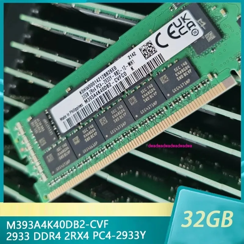 

1Pcs M393A4K40DB2-CVF 32G 2933 DDR4 32GB 2RX4 PC4-2933Y ECC RDIMM Memory