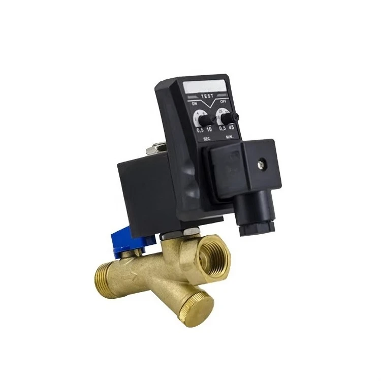 Condensate drain valve Electronic automatic water tank drain for air compression system