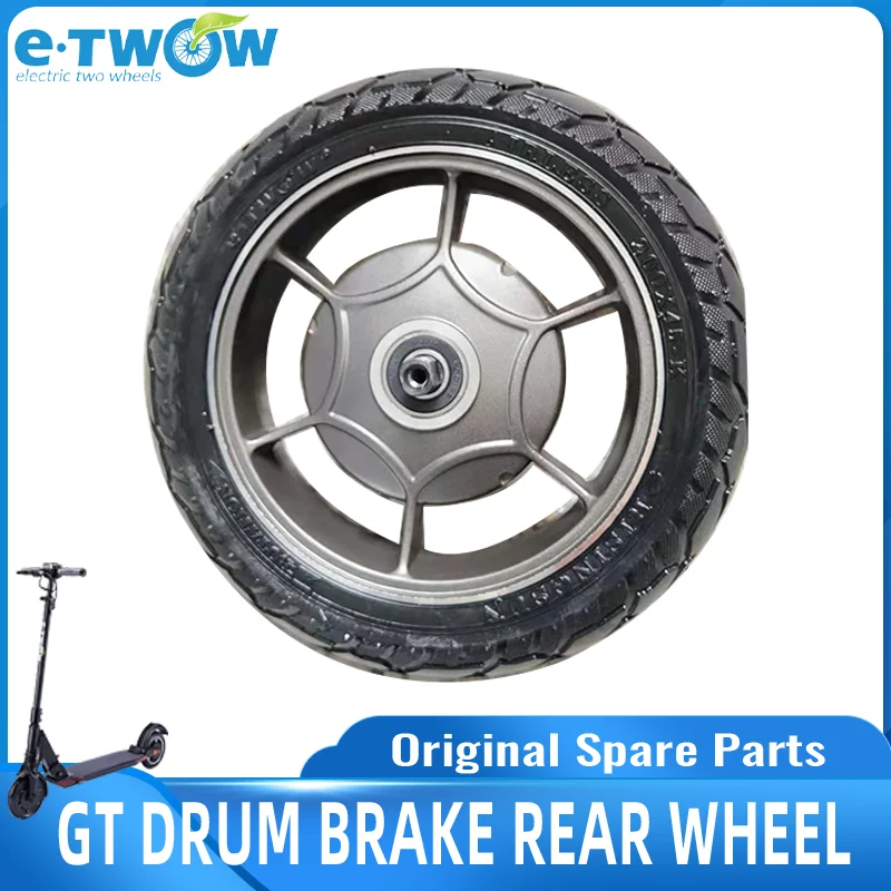 Original ETWOW Rubber Rear Wheel with Drum Brake for E-TWOW Electric Scooter