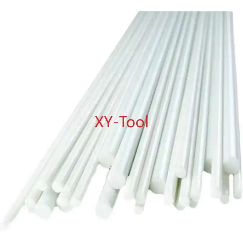 10pcs Glass Fiber Rod Dia 0.8mm 1mm 1.5mm 1.6mm 2mm 2.5mm 3mm 4mm 5mm 6mm 7mm 8mm 9.5mm 10mm Fiberglass Rod Solid Round Bar