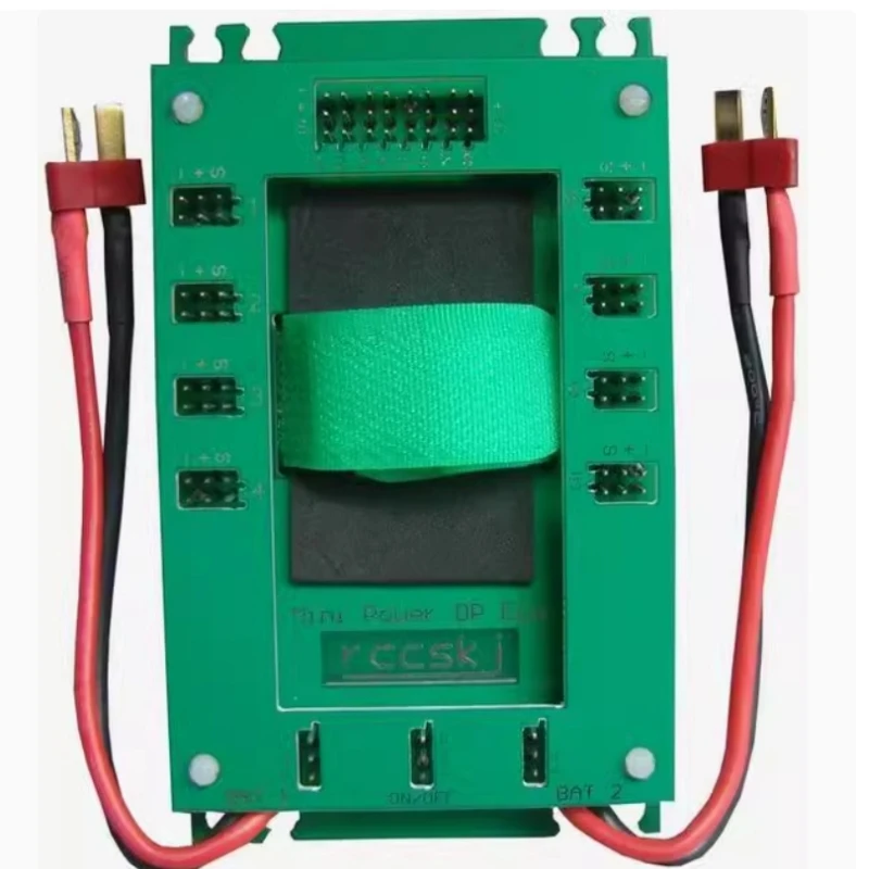 Rccskj 2101 Mini Servo Section Board /Power Distribution Board PDB DP ECO with Electric Switch for RC Model Airplane