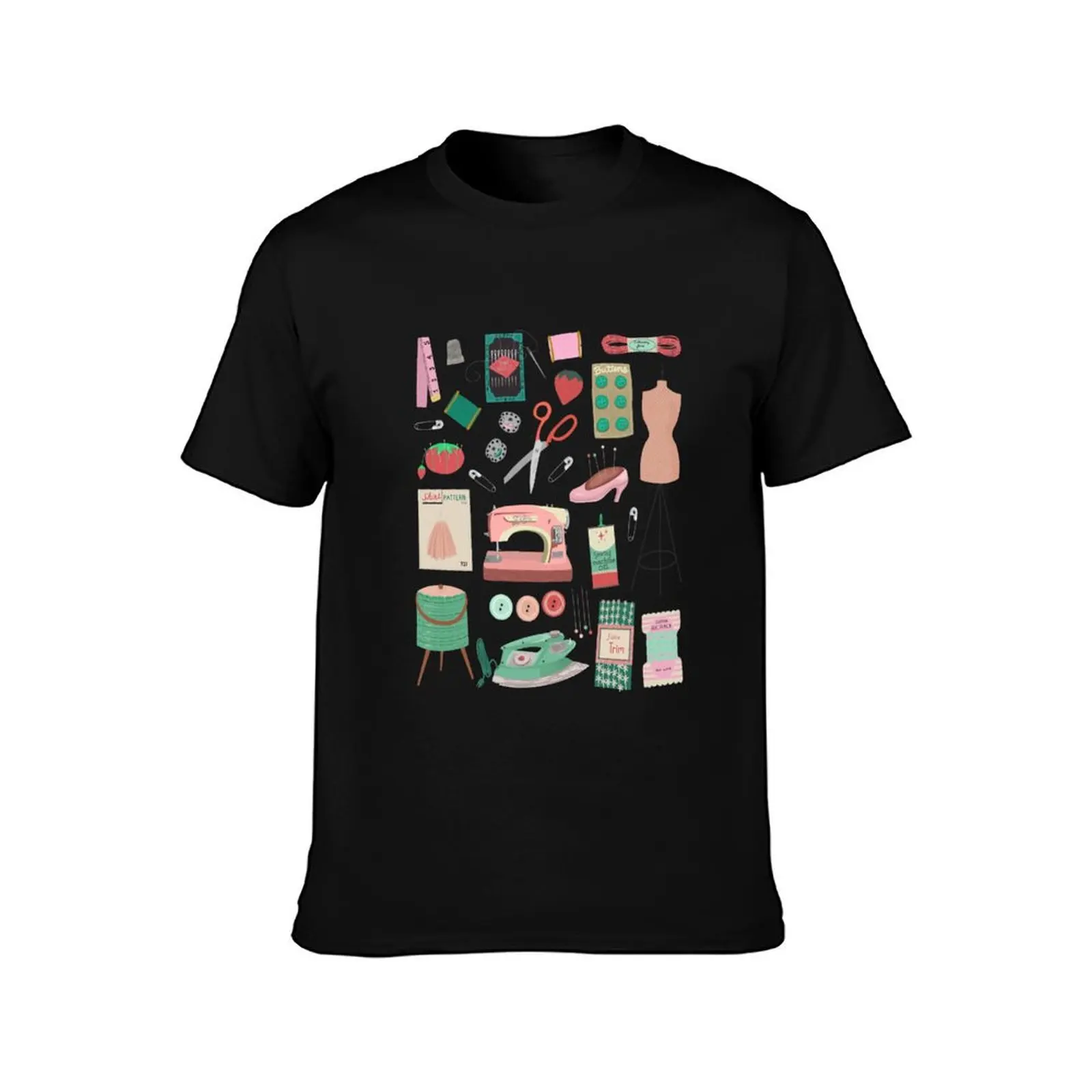 Sewing Tools and Notions T-Shirt Everyday Wear Basic Short Sleeve Top T-Shirt