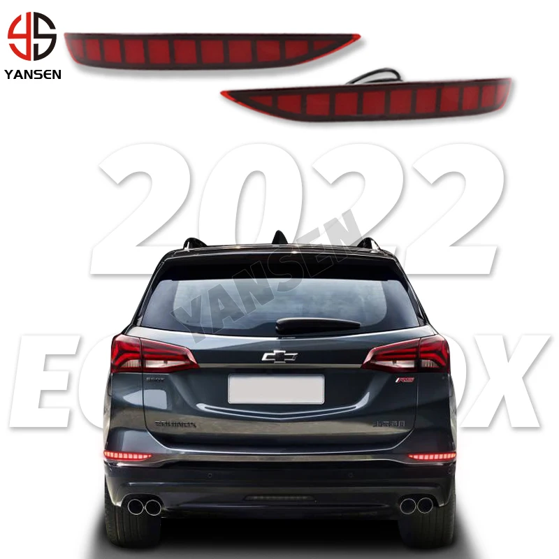 

LED Turn Signals Brake Lamp Warning Light 3 Functions Reflector for Chevrolet Equinox 2020-2022 Accessories Rear Fog Taillight