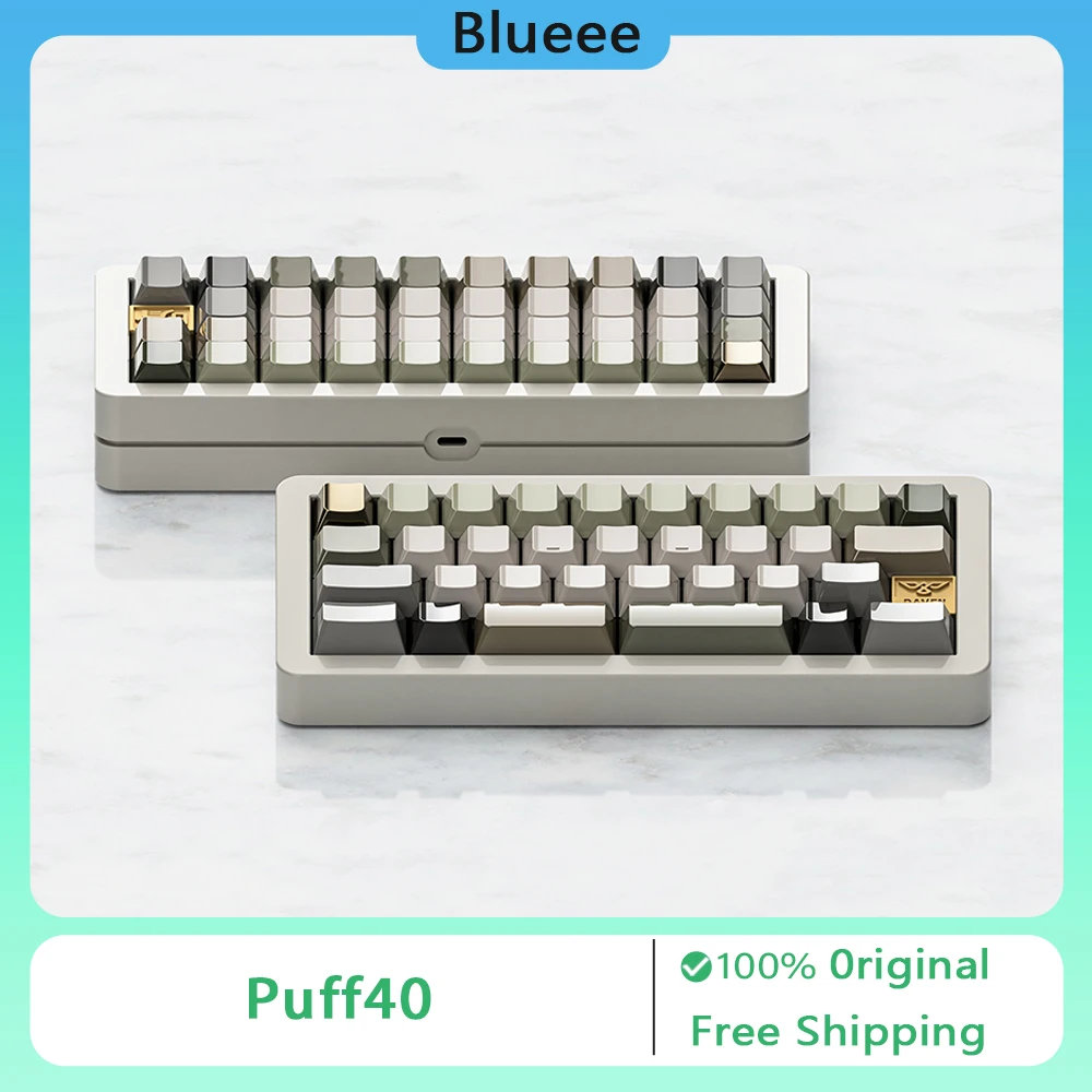 

Puff40 Switch Tester 3D Printing Keyboard 40 Keys Gaming Customzied Model Collection Box Desktop Decoration Accessories Gift
