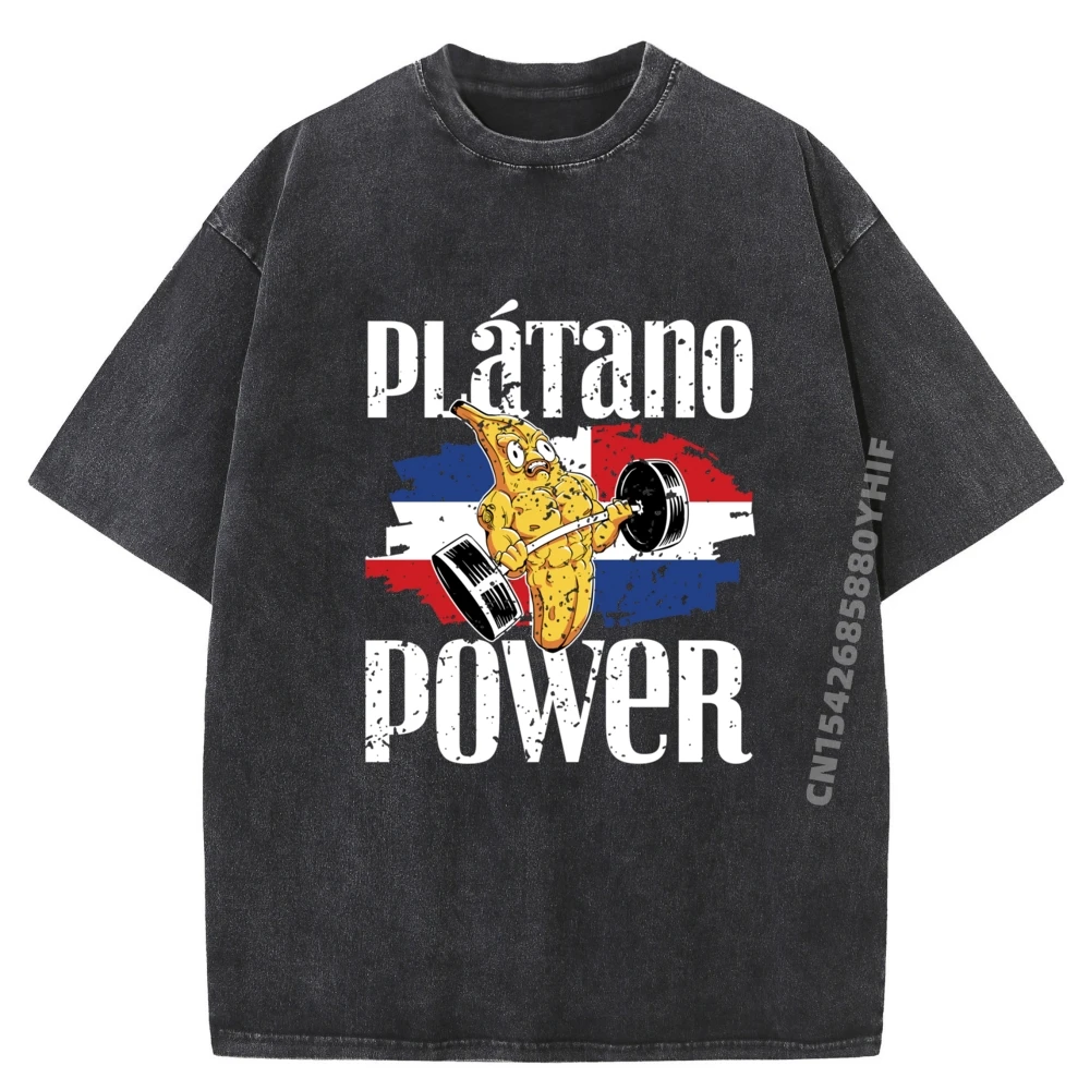 

Dominican Republic Flag Republica Dominicana Graphic T Shirts Men Cotton Brand Clothing Character Washed Shirt
