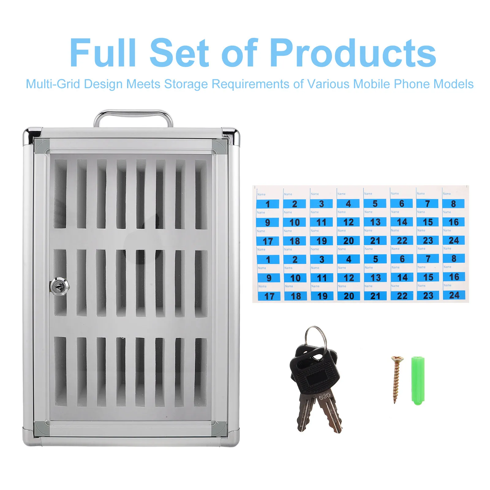24-vakjes telefoonkluis van al - Office Storage Cabinet recensie en prijs