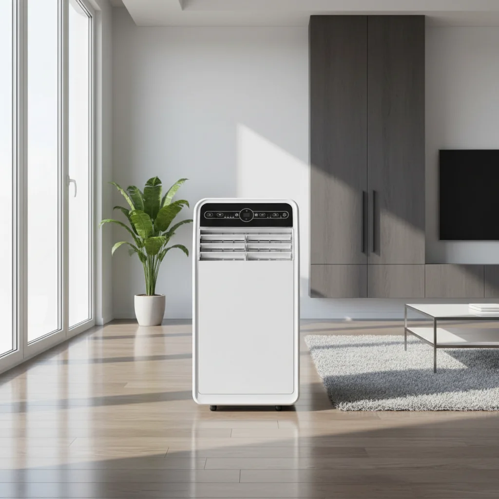 Portable Electric Air Conditioner 4000W, Heating & Cooling Eco-Friendly Plastic Housing, Hot Sale Household AC Unit