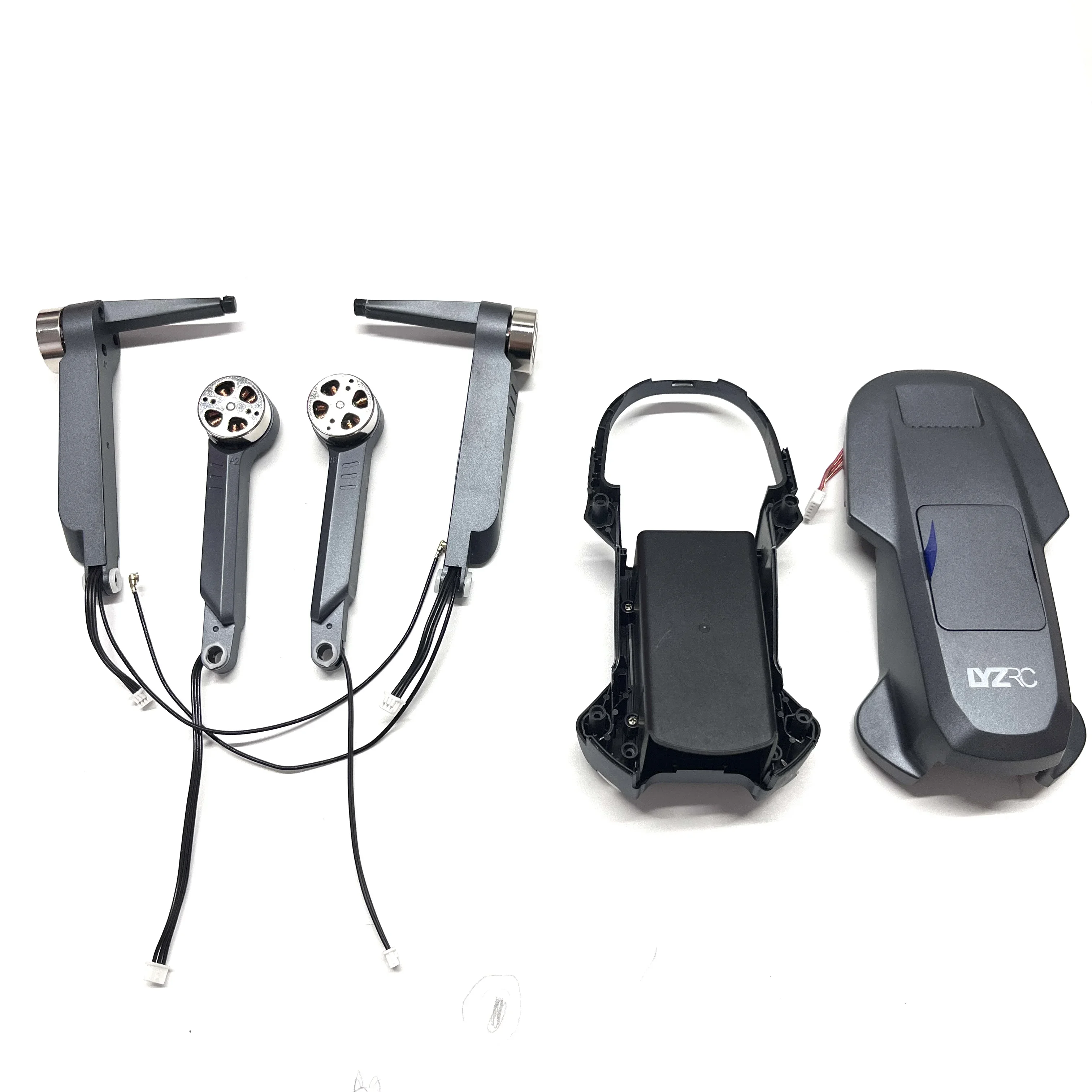 LYZRC L200 أجهزة الاستقبال عن بعد الذراع مع شفرة المروحة فرش السيارات الذراع L200 برو ماكس ماكس هيكل الجسم الرئيسي أجهزة الاستقبال عن بعد طوي كوادكوبتر