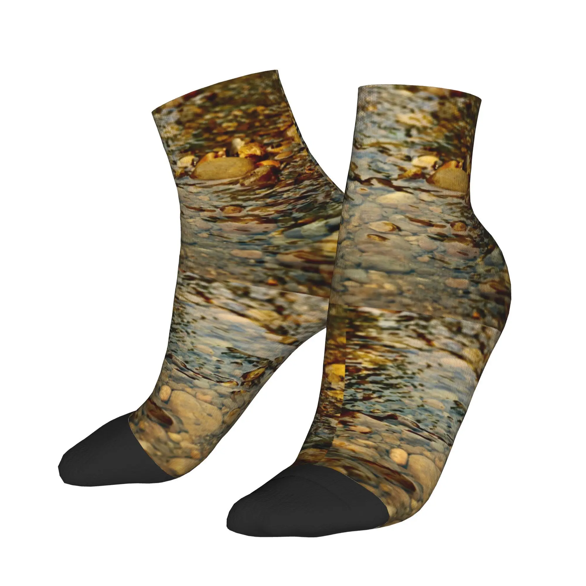 

Носки Creek pebbles в стиле Харадзюку, впитывающие пот чулки, всесезонные носки, аксессуары для мужчин и женщин, рождественские подарки