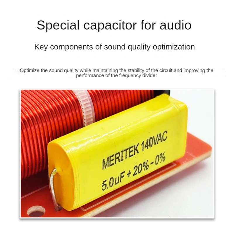 

1 шт. Аудиоинтерфейс для 2-полосных колонок, разделитель частот 120 Вт, для полочных Hi-Fi колонок, DIY