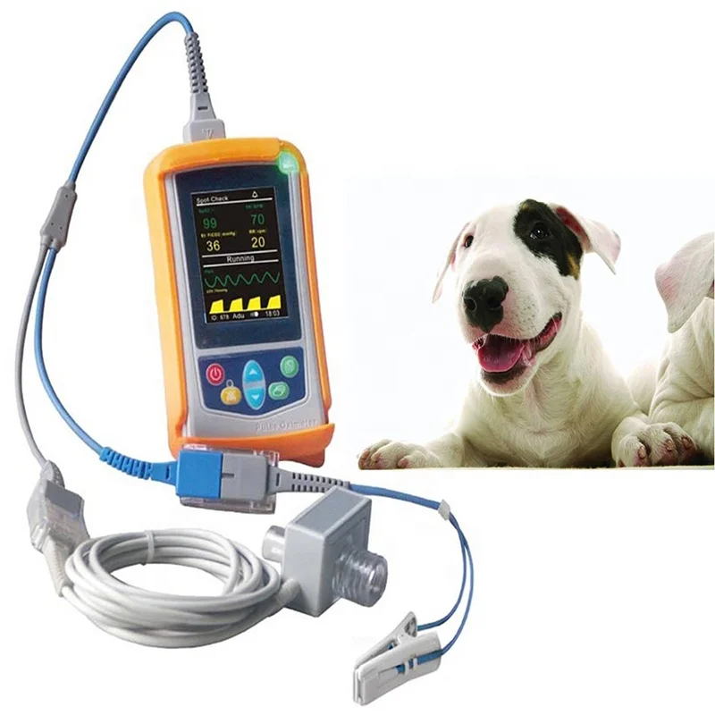 

Veterinary Pets Fingertip Pediatric Pulse Oximeter Finger Handheld Vet Oximeter